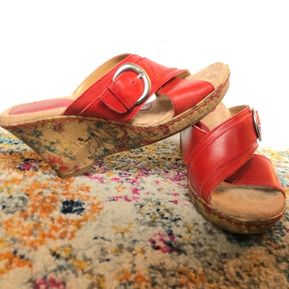 Boc wedge heel sandals